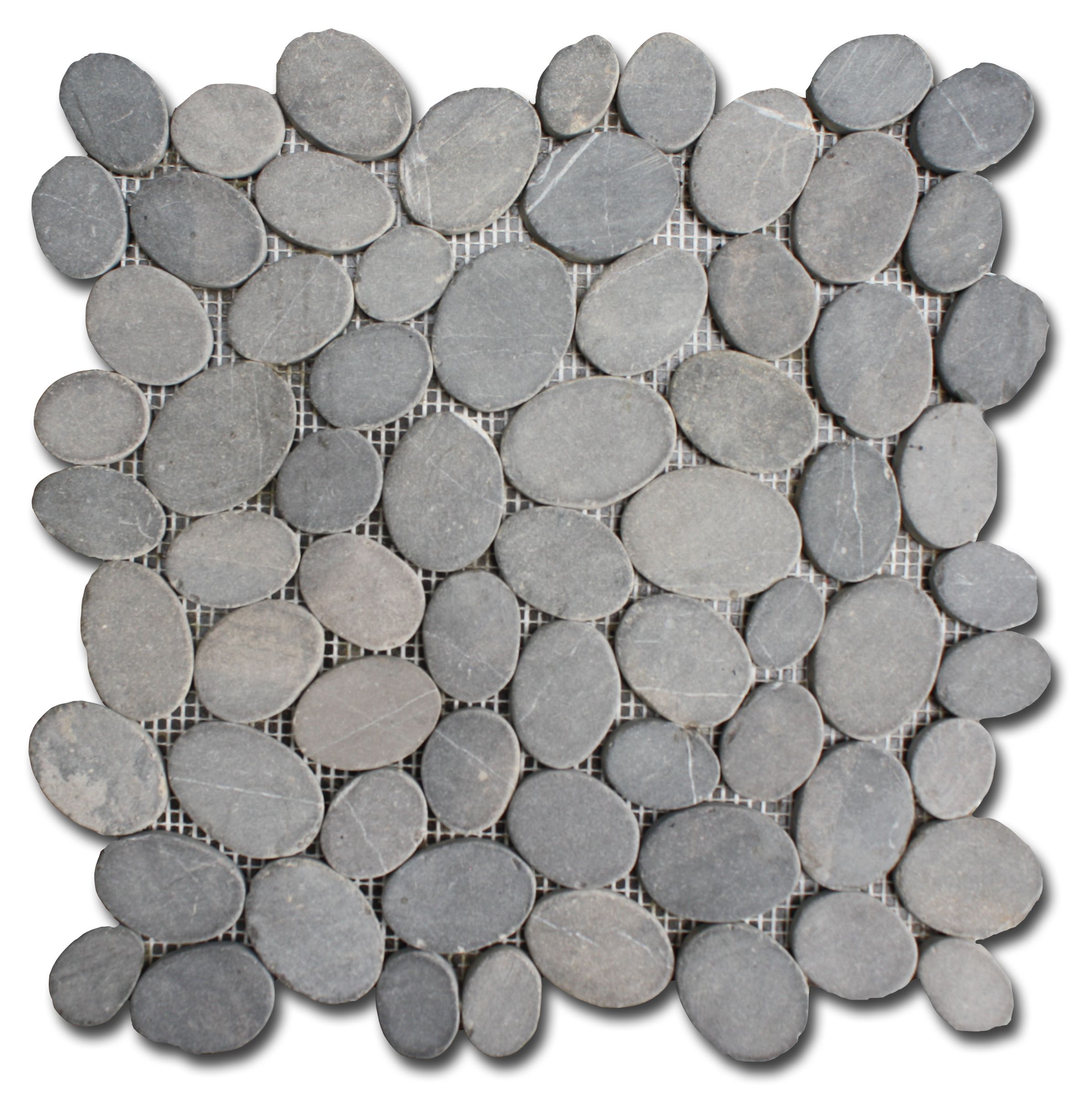Mosaic Oval Grey